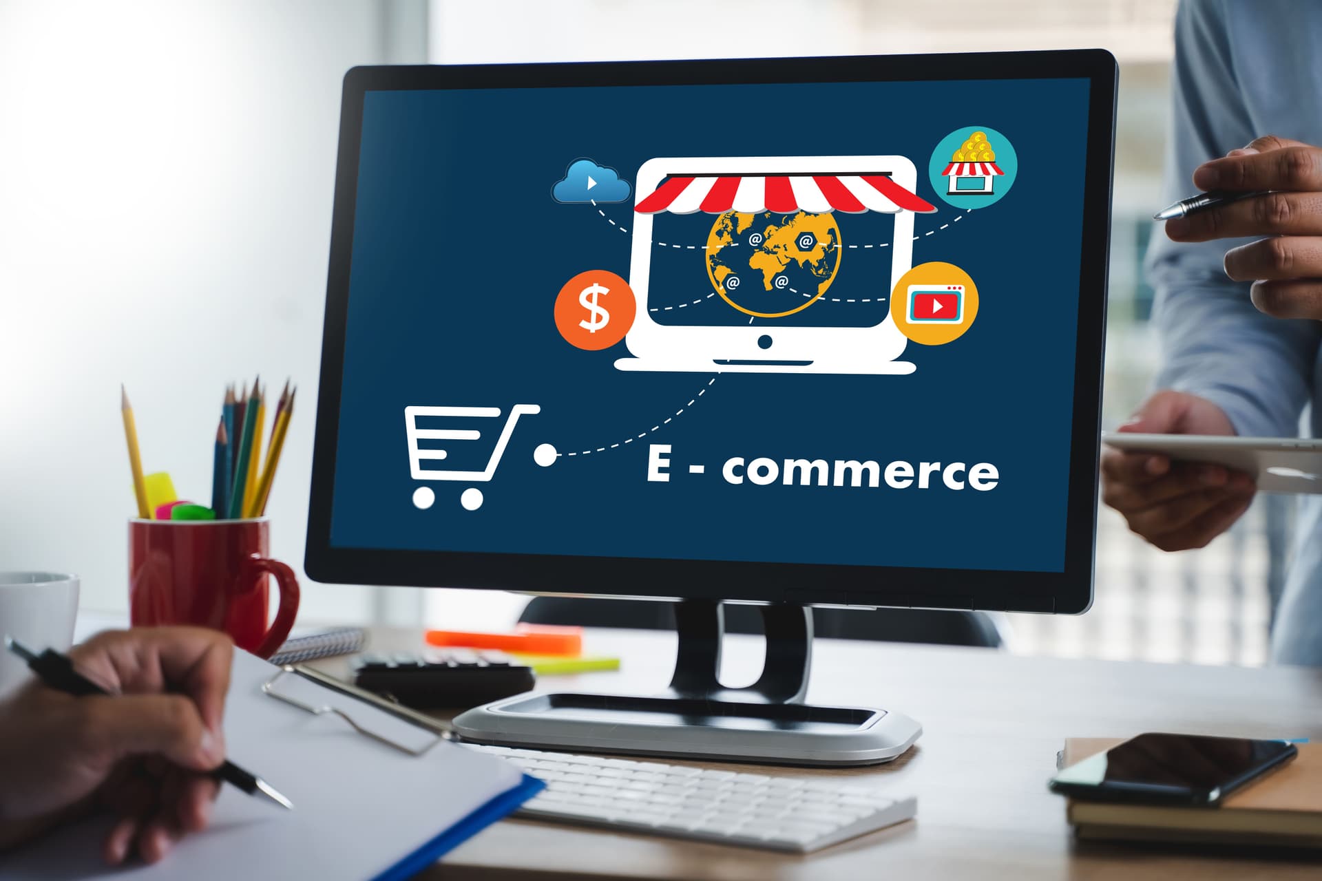 HisabKarLay E-commerce Management System dashboard showing product management, inventory tracking, and order processing features